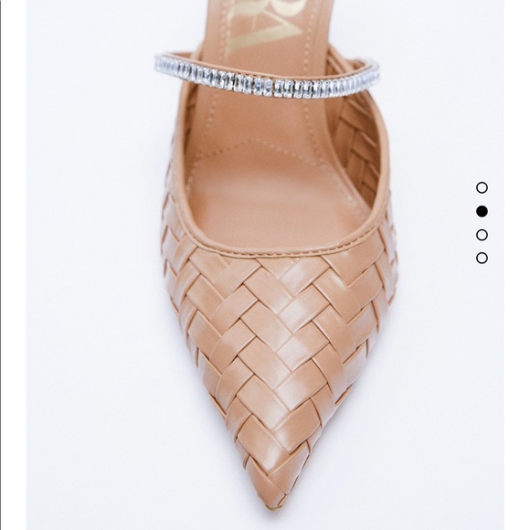 Zara sparkly trim heels bloggers fav - Picture 1 of 8